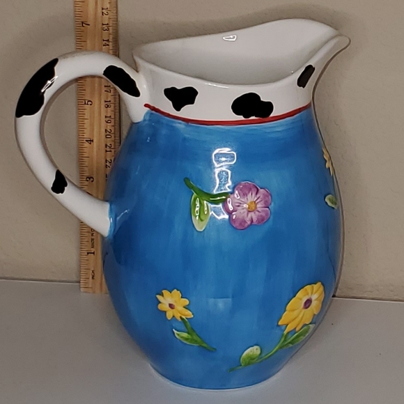 Cow ceramic pitcher - Picture 3 of 6